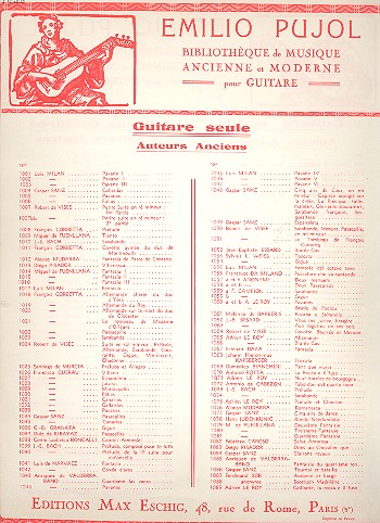 Caprici armonici para guitarra