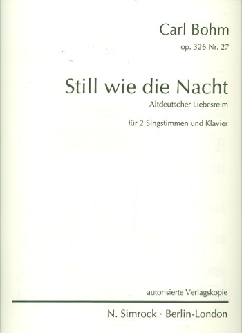 Still wie die Nacht op.326,27