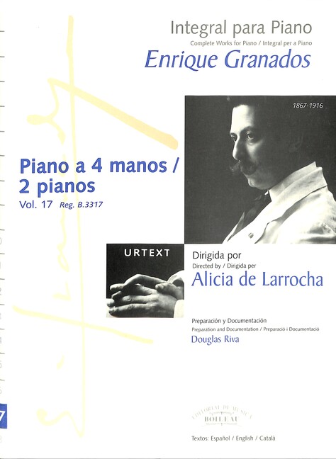 Integral para Piano vol.17 Piano a 4 manos / 2 pianos