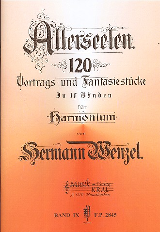 Allerseelen Band 9 - 12 Vortrags-und Fantasiestücke