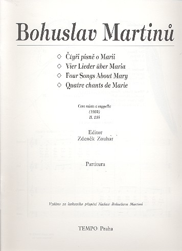 4 Lieder über Maria für gem