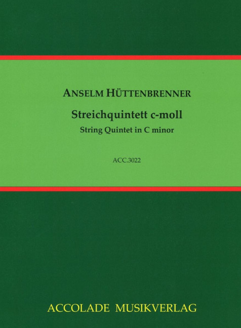 Quintett c-Moll für 2 Violinen, 2 Violen und