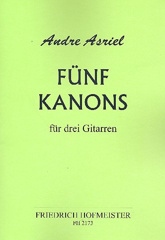 5 Kanons für 3 Gitarren