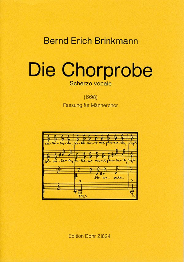 Die Chorprobe Scherzo vocale für