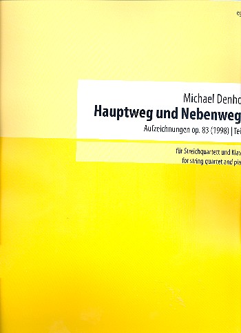 Hauptweg und Nebenwege op.83