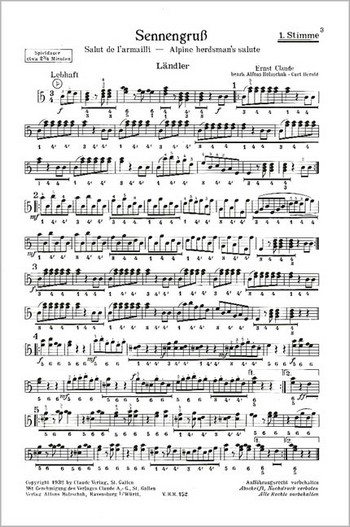 SENNENGRUSS LAENDLER FUER HAND-