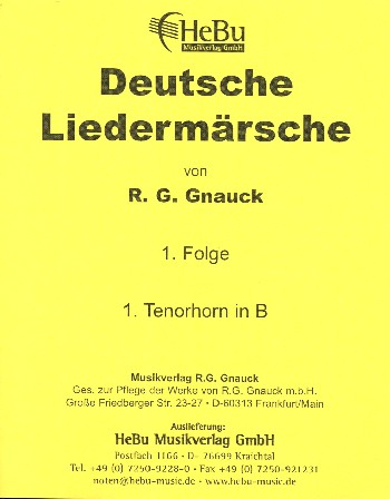 Deutsche Liedermärsche Band 1
