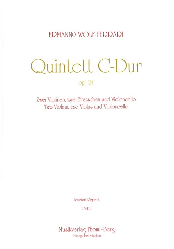 Quintett C-Dur op.24