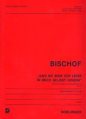 Und so sink ich leise in mich selbst