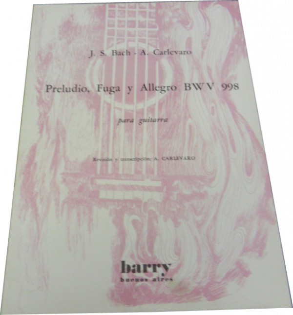 Preludio, fuga y allegro BWV998