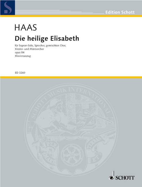 Die heilige Elisabeth op. 84