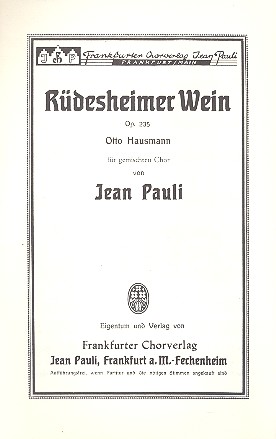 Rüdesheimer Wein op.235