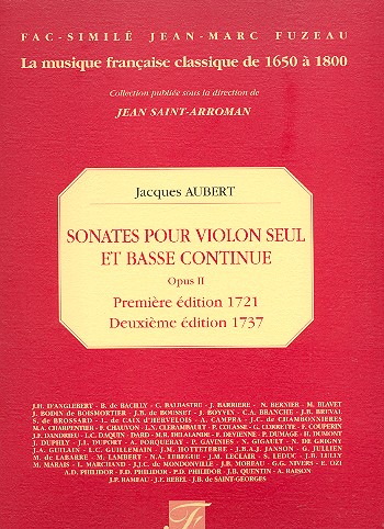 Sonates pour violon seul et