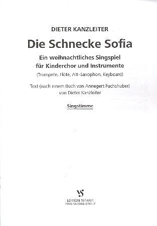 Die Schnecke Sofia Weihnachtliches