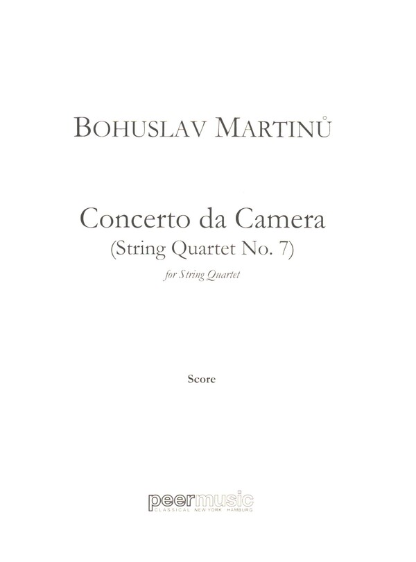 Concerto da Camera (String Quartet No.7)