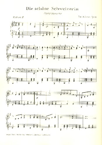 Die schöne Schweizerin  op.50