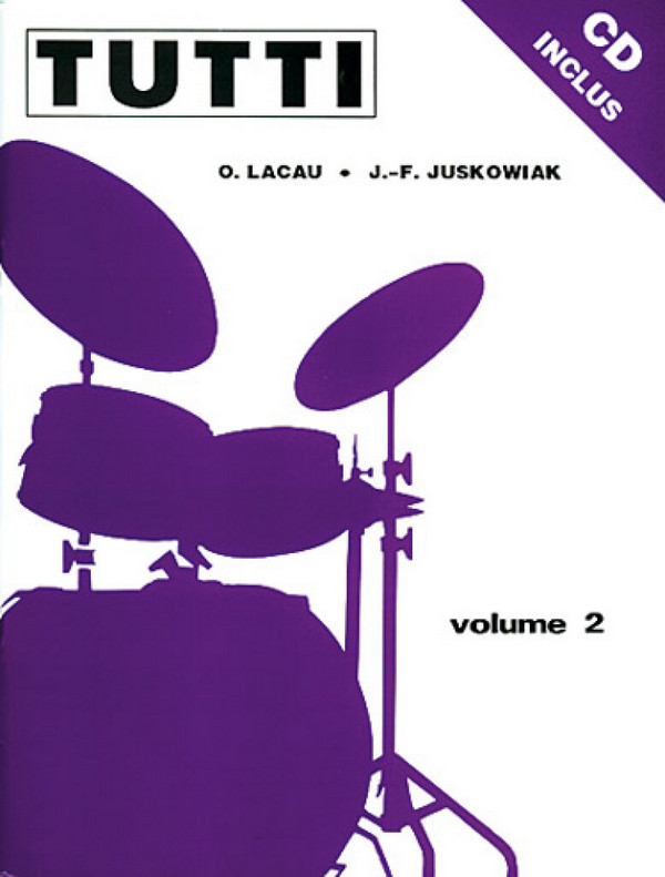 Tutti vol.2 (+CD) pour batterie