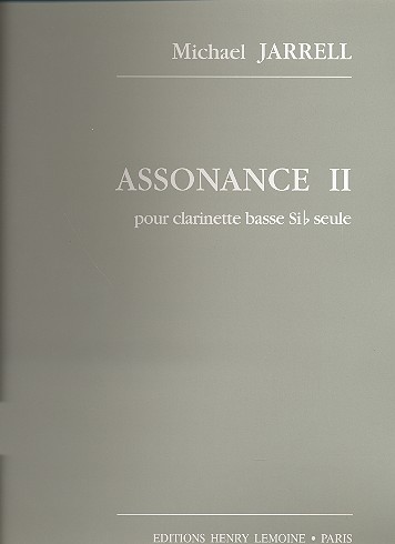Assonance 2 pour clarinette