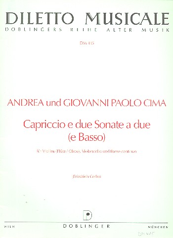 CAPRICCIO E DUE SONATE A DUE