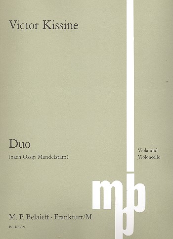 Duo (nach Ossip Mandelstam)