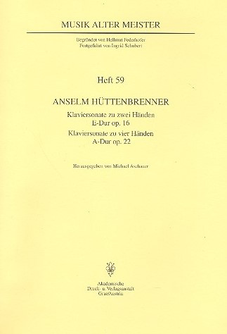 Sonate E-Dur op.16 für Klavier