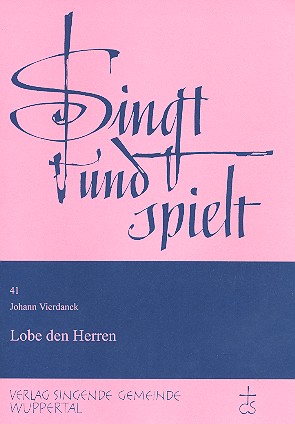 Lobe den Herren für gem Chor und Bc