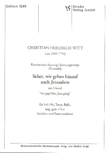 SEHET WIR GEHEN HINAUF NACH