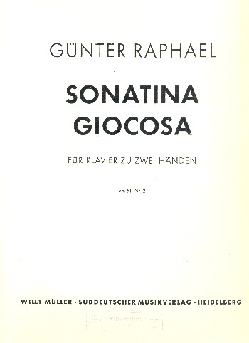 Sonatina giocosa op.51,2