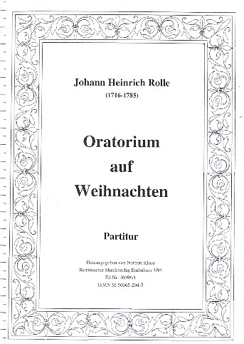 Oratorium auf Weihnachten