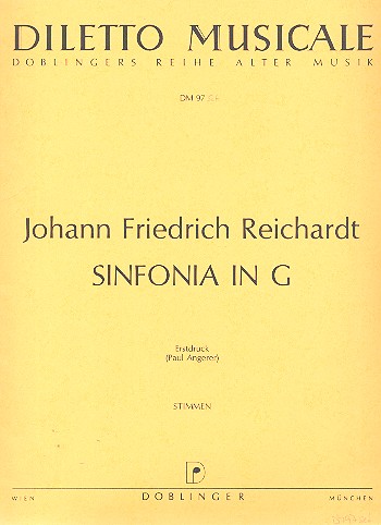 SINFONIA G-DUR FUER ORCHESTER
