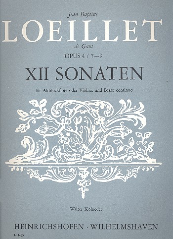 12 Sonaten op.4 Band 3 (Nr.7-9)