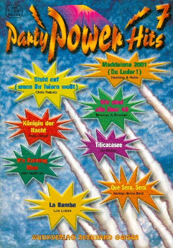 Party Power Hits 7 (mit 1. und 2. B-Stimme)