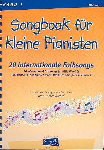 Songbook für kleine Pianisten Band 1