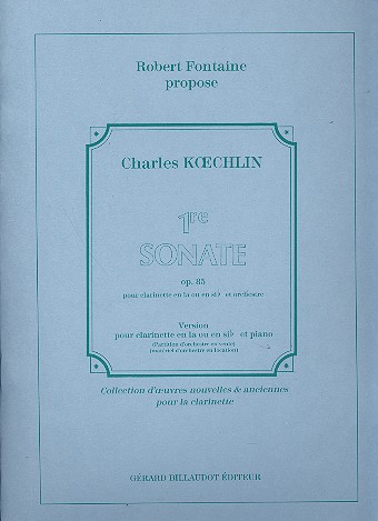Sonate no.1 op.85 pour