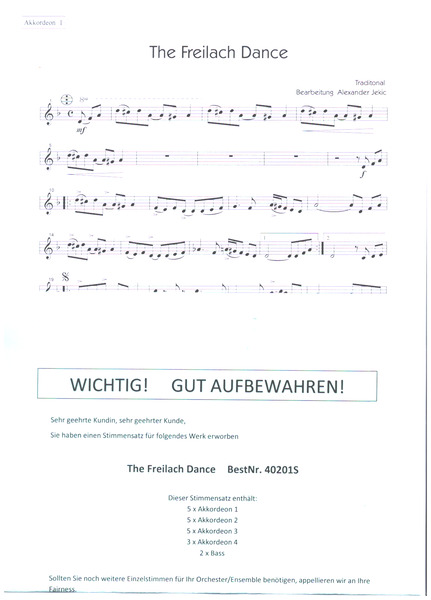 The Freilach Dance
