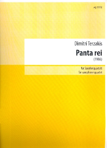 Panta rei für 4 Saxophone