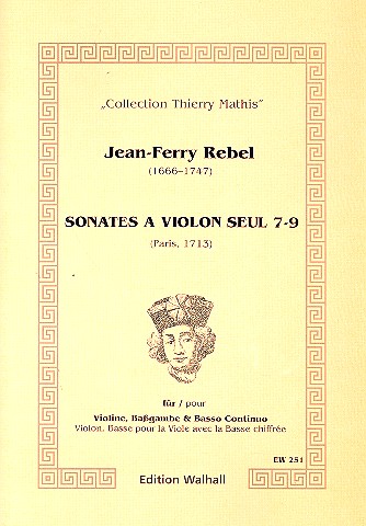 Sonates a violon seul Band 3 (Nr.7-9)