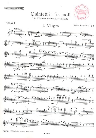 Quintett fis-Moll op.63