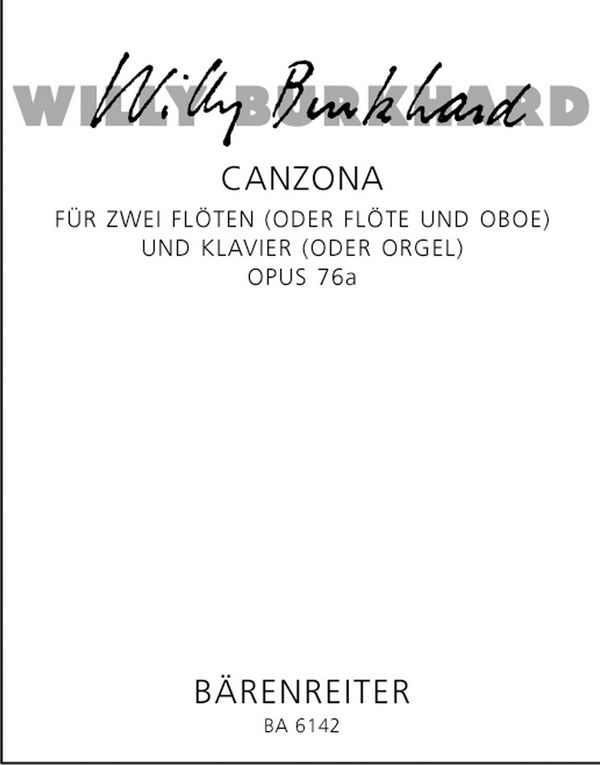 Canzona op.76a für