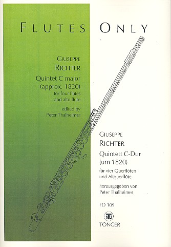 Quintett C-Dur für 4 Flöten und