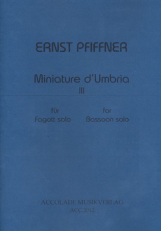 Miniature d'Umbria  3 für Fagott
