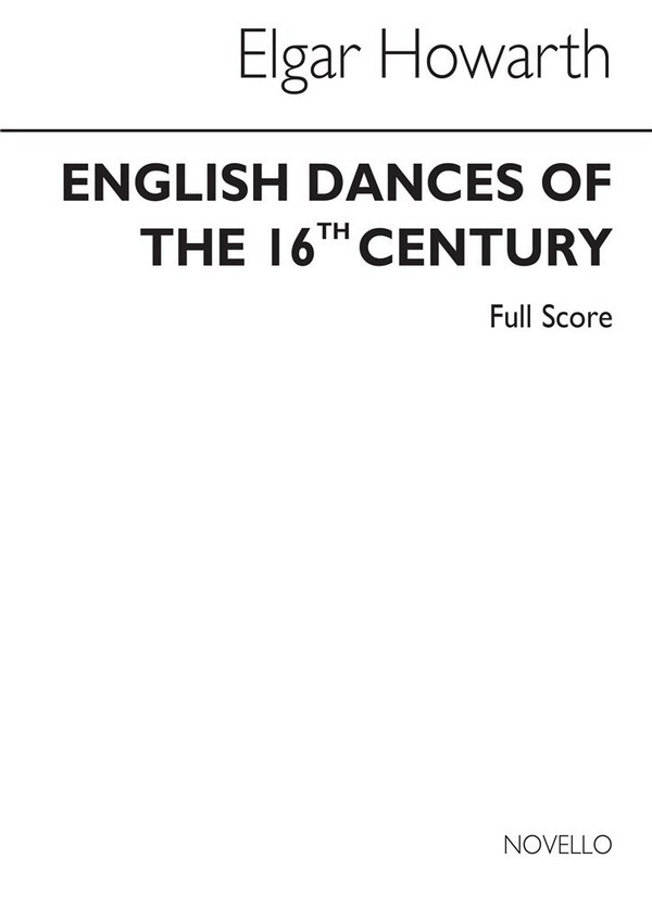 English Dances of the 16th Century