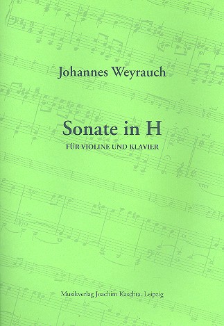Sonate H-Dur für Violine