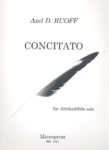Concitato für Altblockflöte