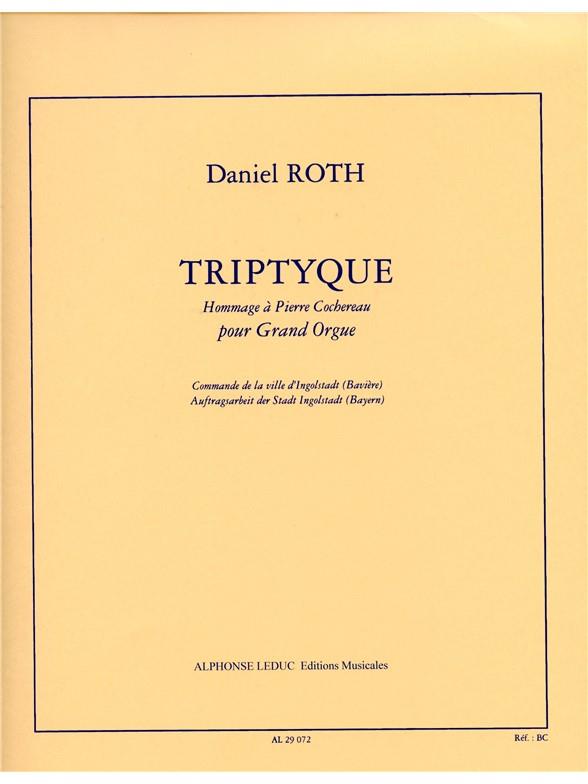 Triptyche pour grand orgue