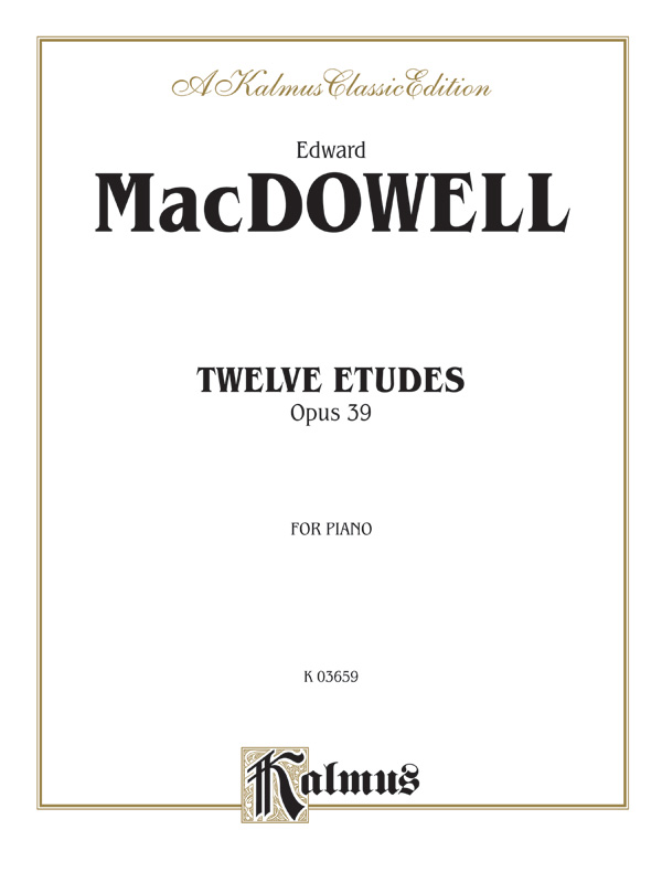 12 ETUDES OP.39 FOR