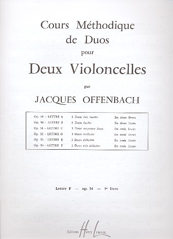 3 duos très faciles op.54