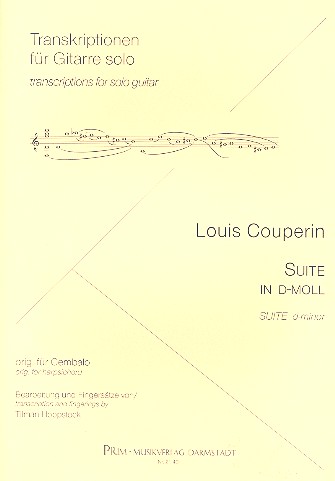 Suite d-Moll für Cembalo