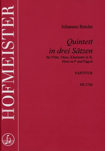 Quintett in 3 Sätzen für Flöte, Oboe,