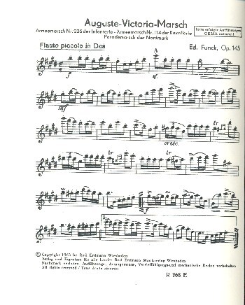 Auguste-Victoria-Marsch op.145